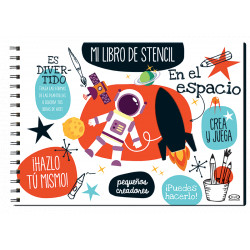 MI LIBRO DE STENCIL. EN EL ESPACIO